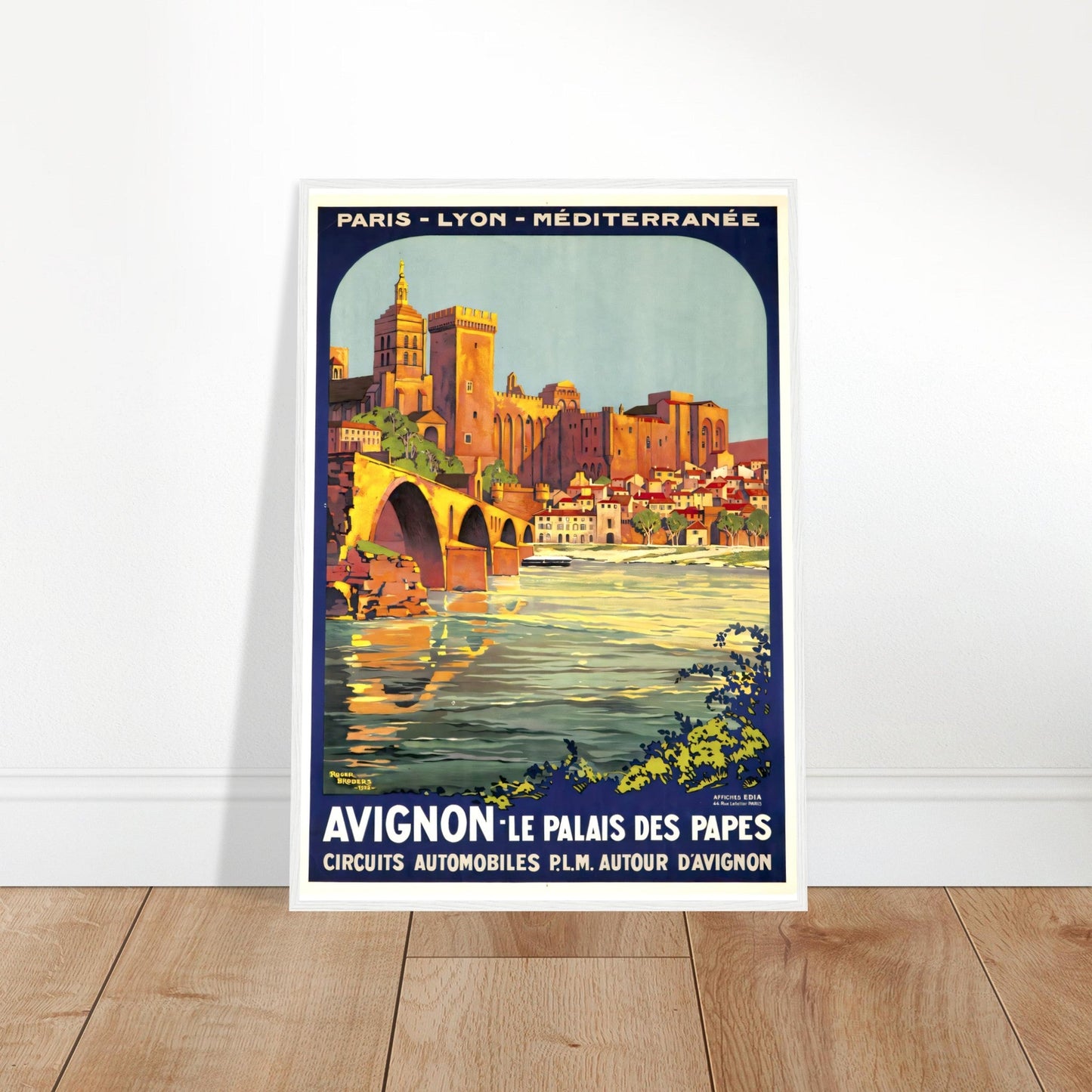 Avignon Vintage Poster Reprint on Premium Matte Paper - Posterify