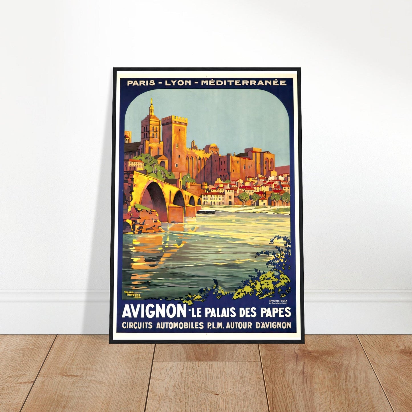 Avignon Vintage Poster Reprint on Premium Matte Paper - Posterify