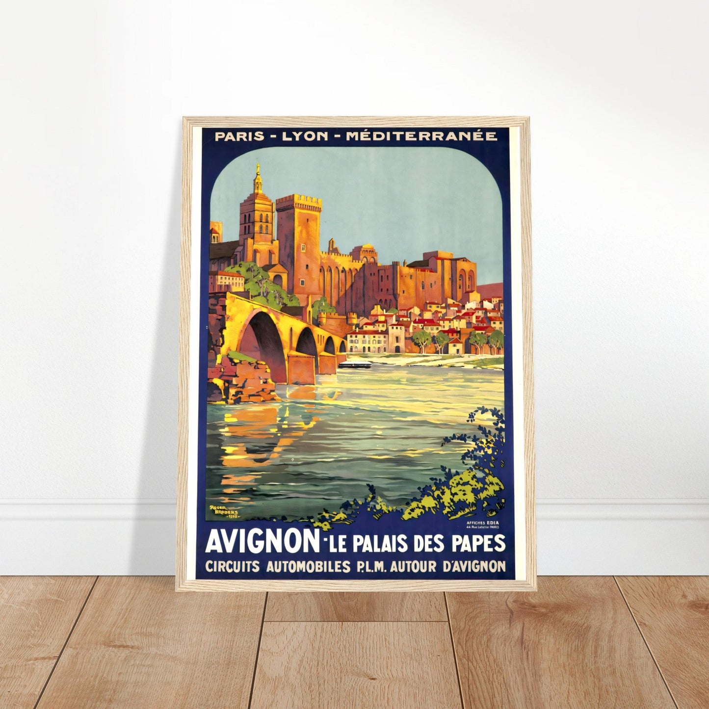 Avignon Vintage Poster Reprint on Premium Matte Paper - Posterify