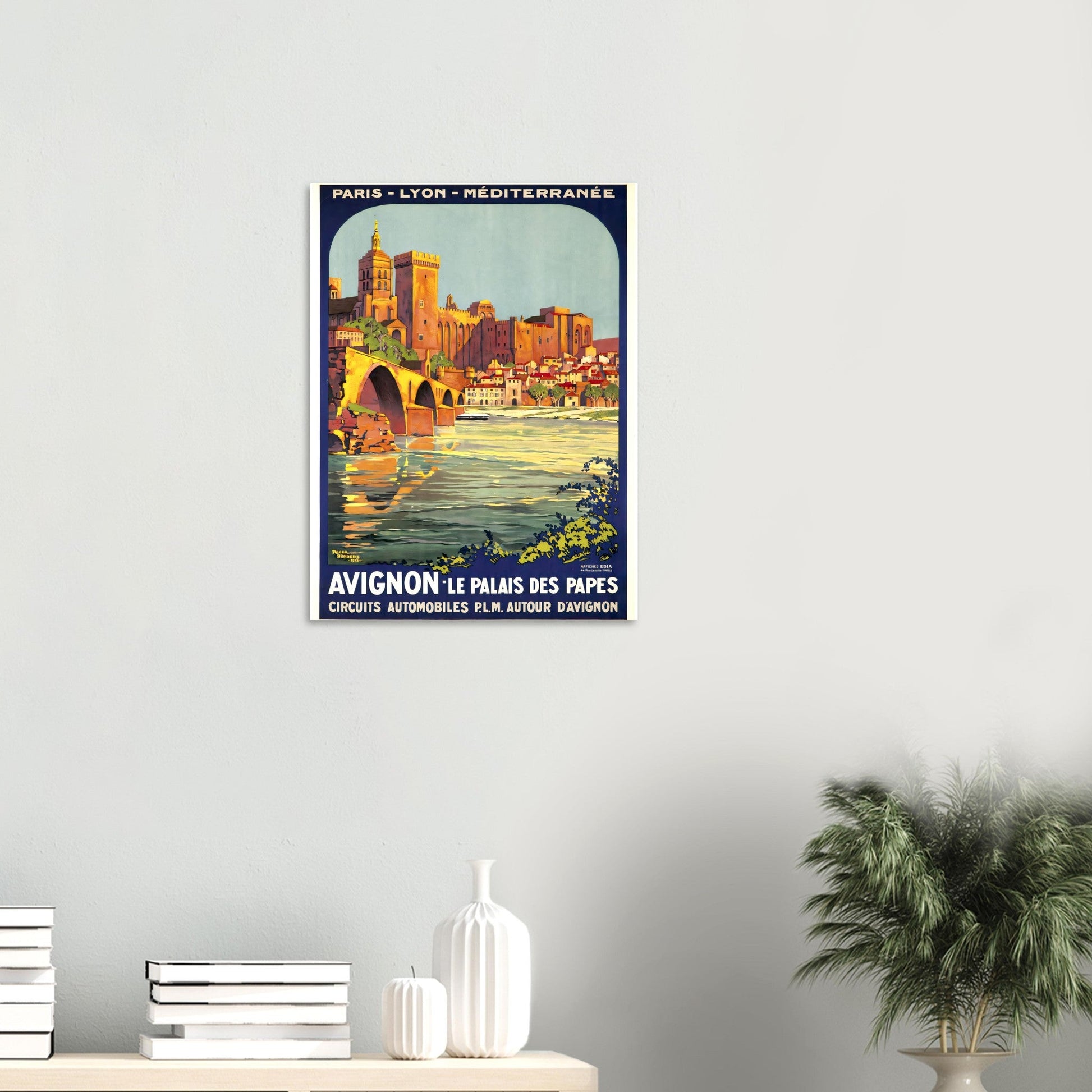 Avignon Vintage Poster Reprint on Premium Matte Paper - Posterify