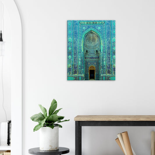 Acrylic Print 'Gate to Paradise' Mosque Uzbek Persia