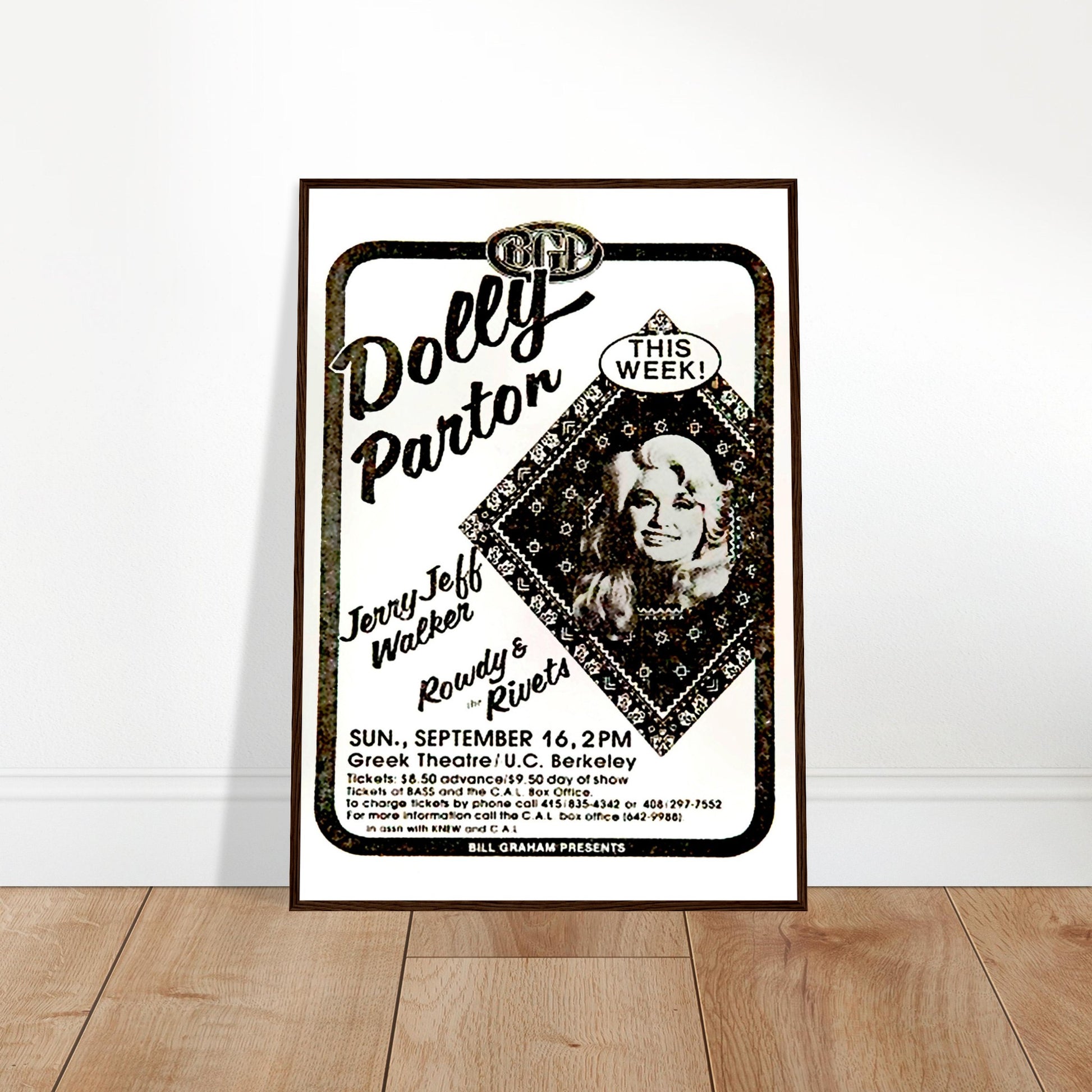 Dolly Parton Vintage Poster Reprint on Premium Matte Paper - Posterify