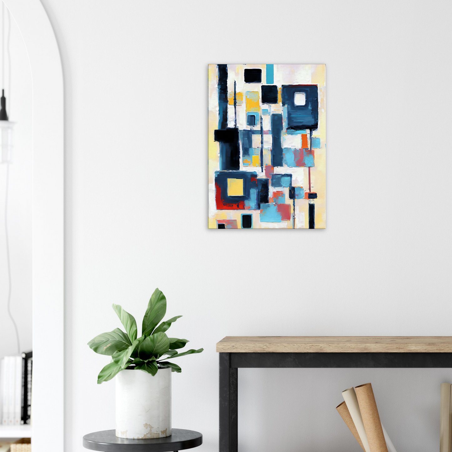 Canvas print of abstract palette knife painting by Posterify Design - Posterify