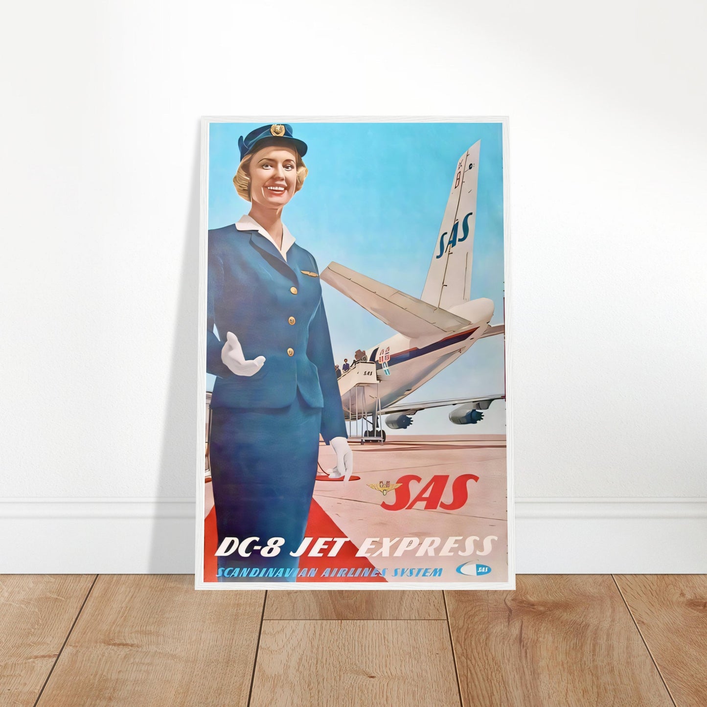 SAS Vintage Poster Reprint on Premium Matte Paper - Posterify