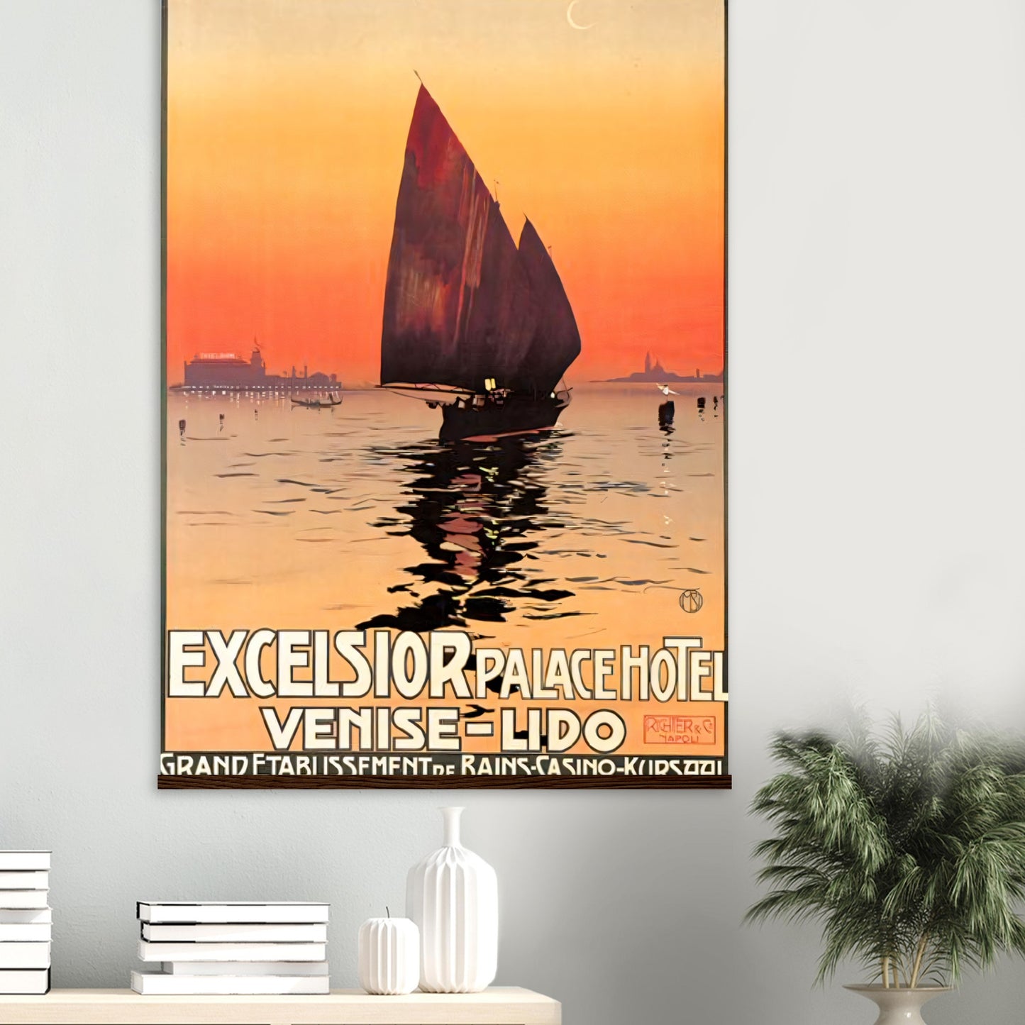 Venice Vintage Poster Reprint on premium Matte paper - Posterify