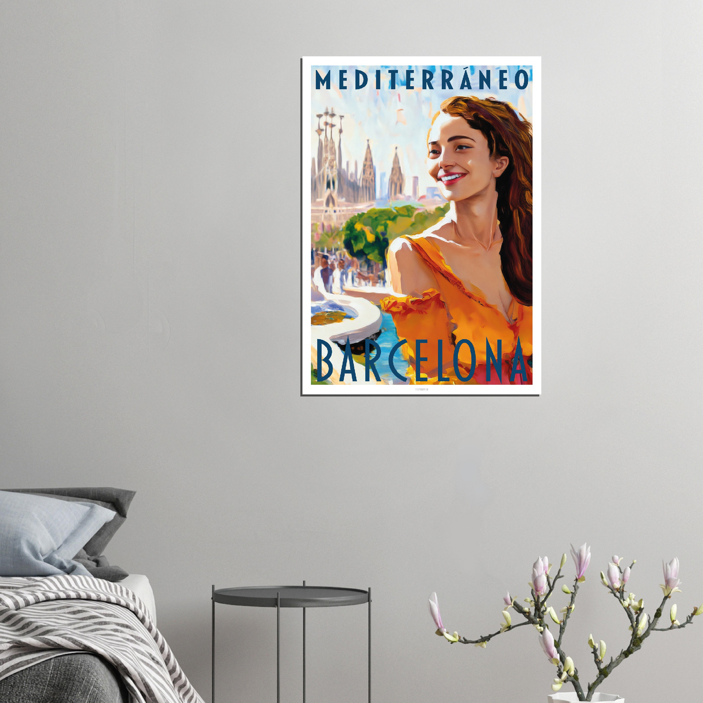 Barcelona Poster by Posterify design on Premium Matte Paper - Posterify