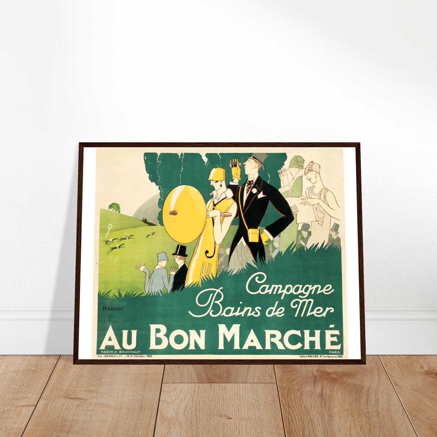 Vintage Poster reprint on premium matte paper - Posterify