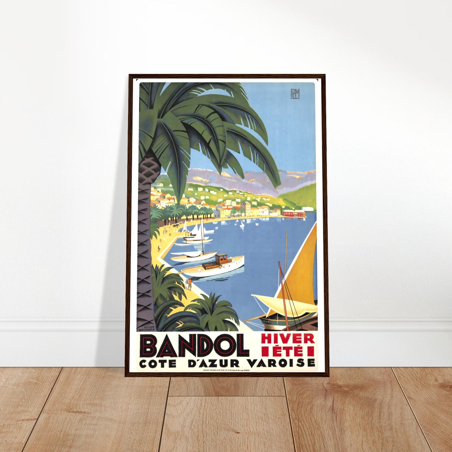 Bandol Vintage Poster Reprint on Premium Matte Paper - Posterify