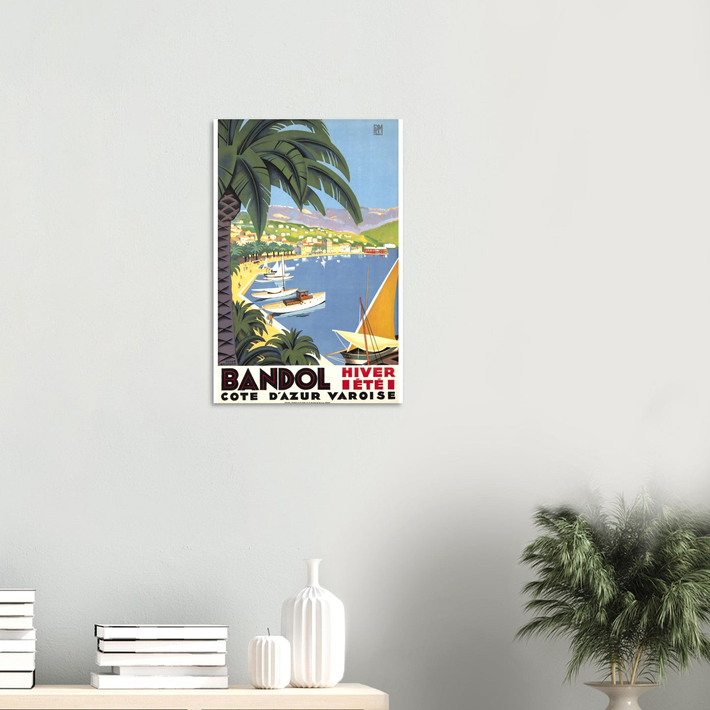 Bandol Vintage Poster Reprint on Premium Matte Paper - Posterify