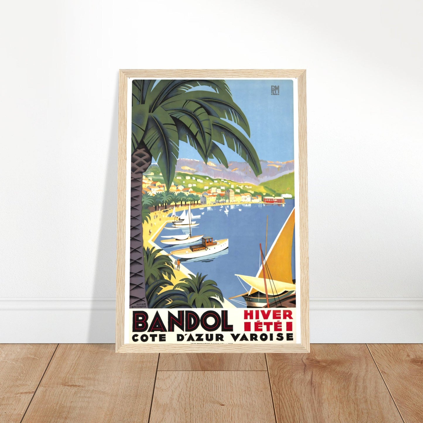 Bandol Vintage Poster Reprint on Premium Matte Paper - Posterify