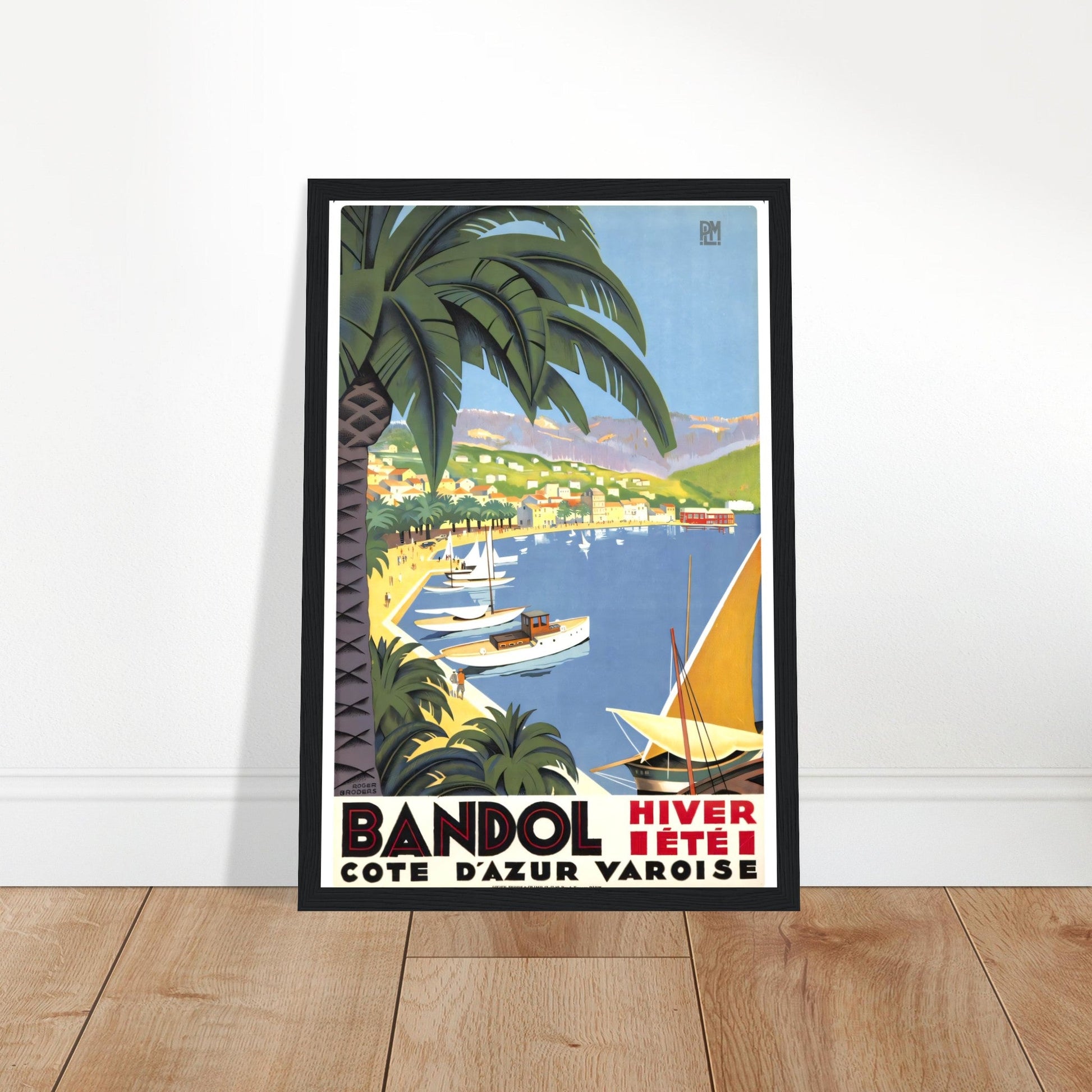 Bandol Vintage Poster Reprint on Premium Matte Paper - Posterify