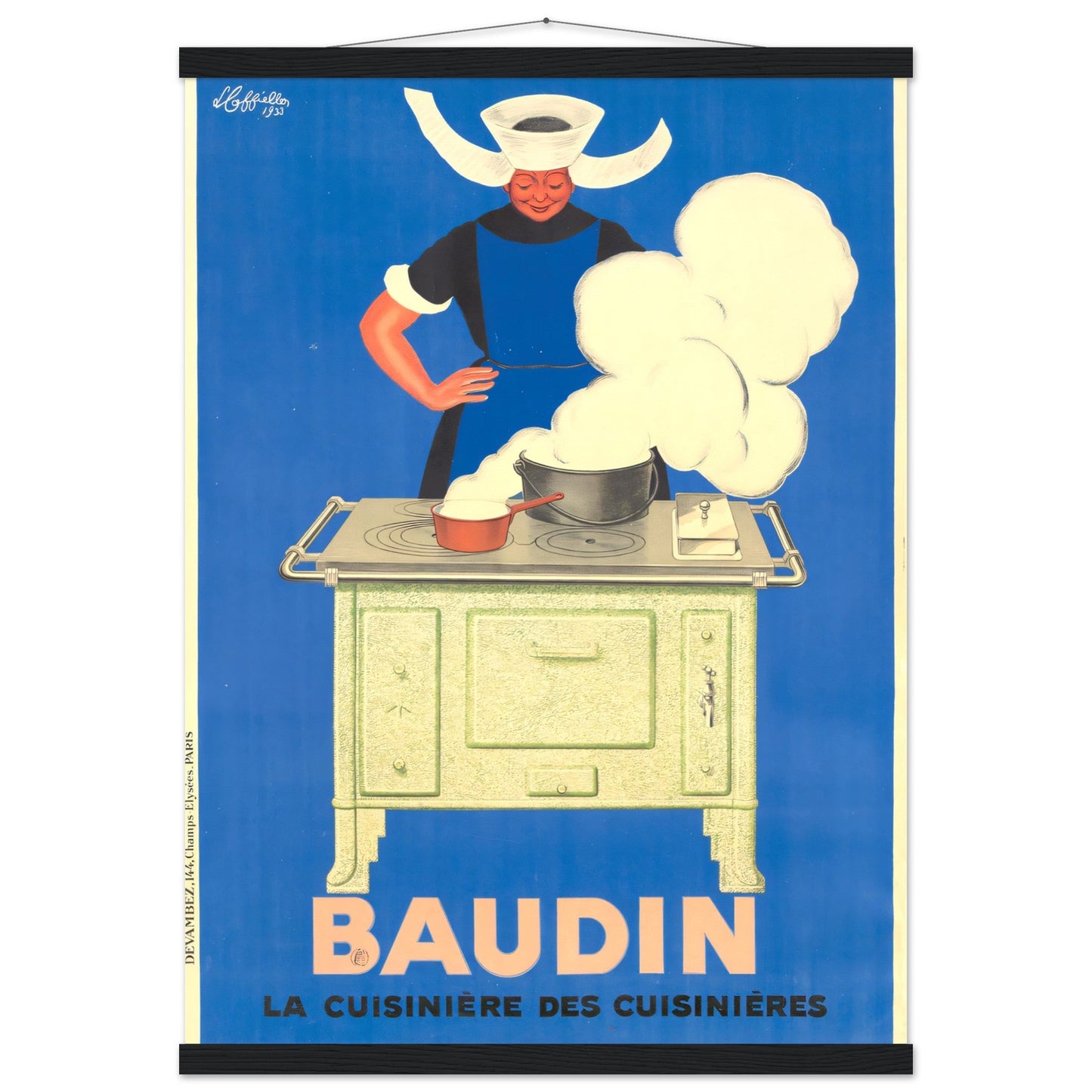 Baudin Vintage poster reprint on Premium Matte Paper - Posterify