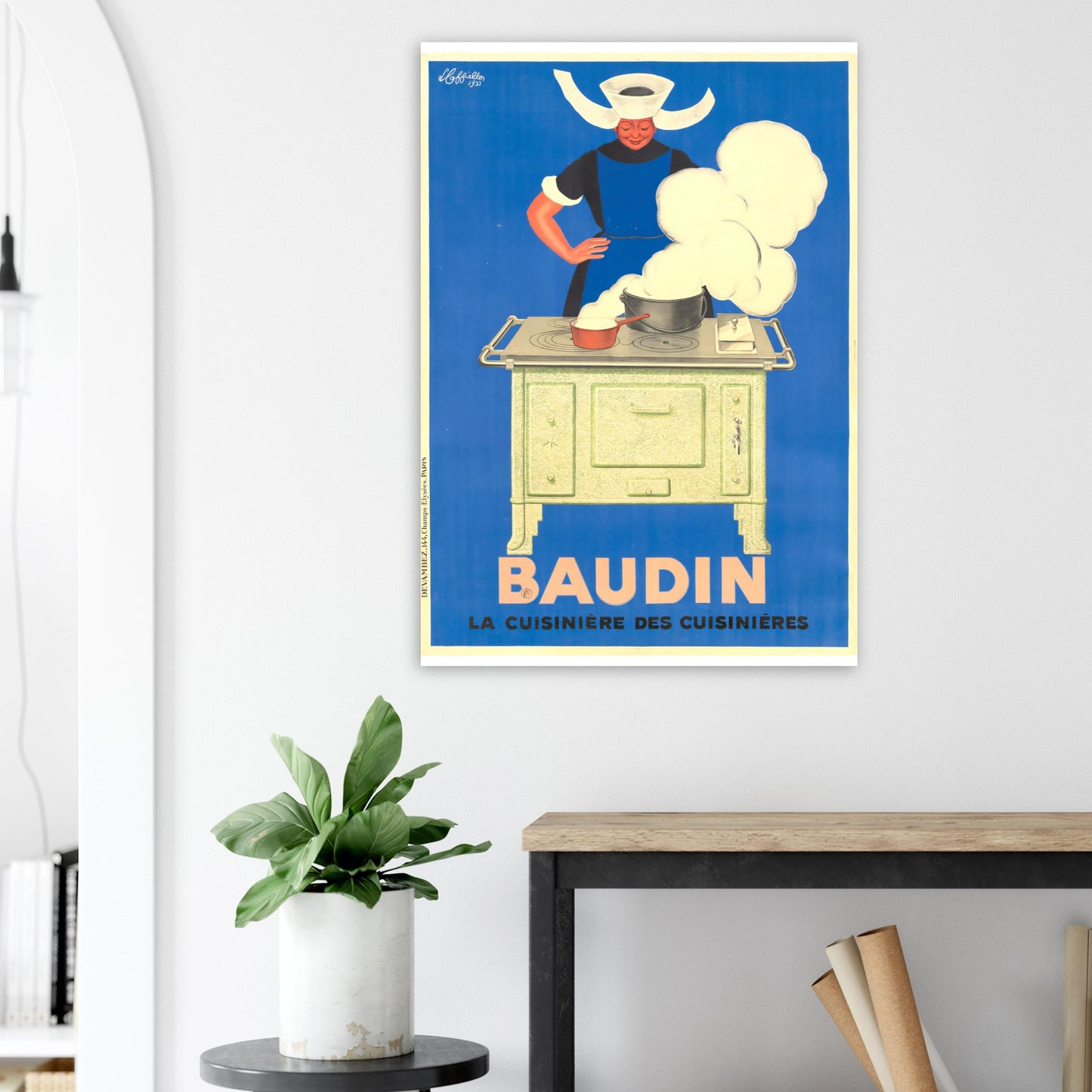 Baudin Vintage poster reprint on Premium Matte Paper - Posterify