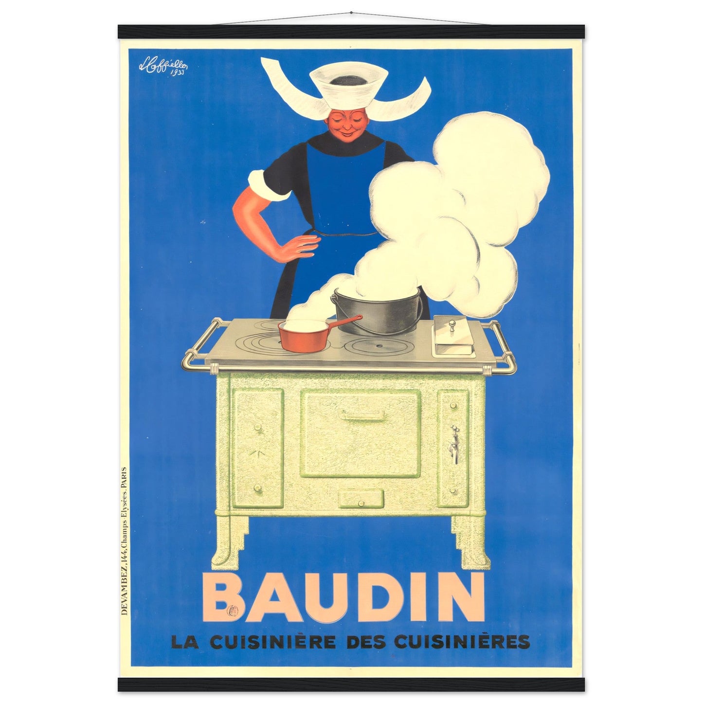 Baudin Vintage poster reprint on Premium Matte Paper - Posterify