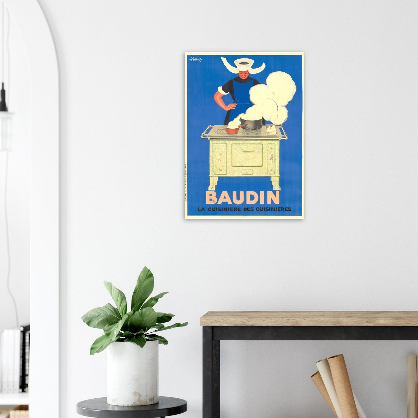 Baudin Vintage poster reprint on Premium Matte Paper - Posterify