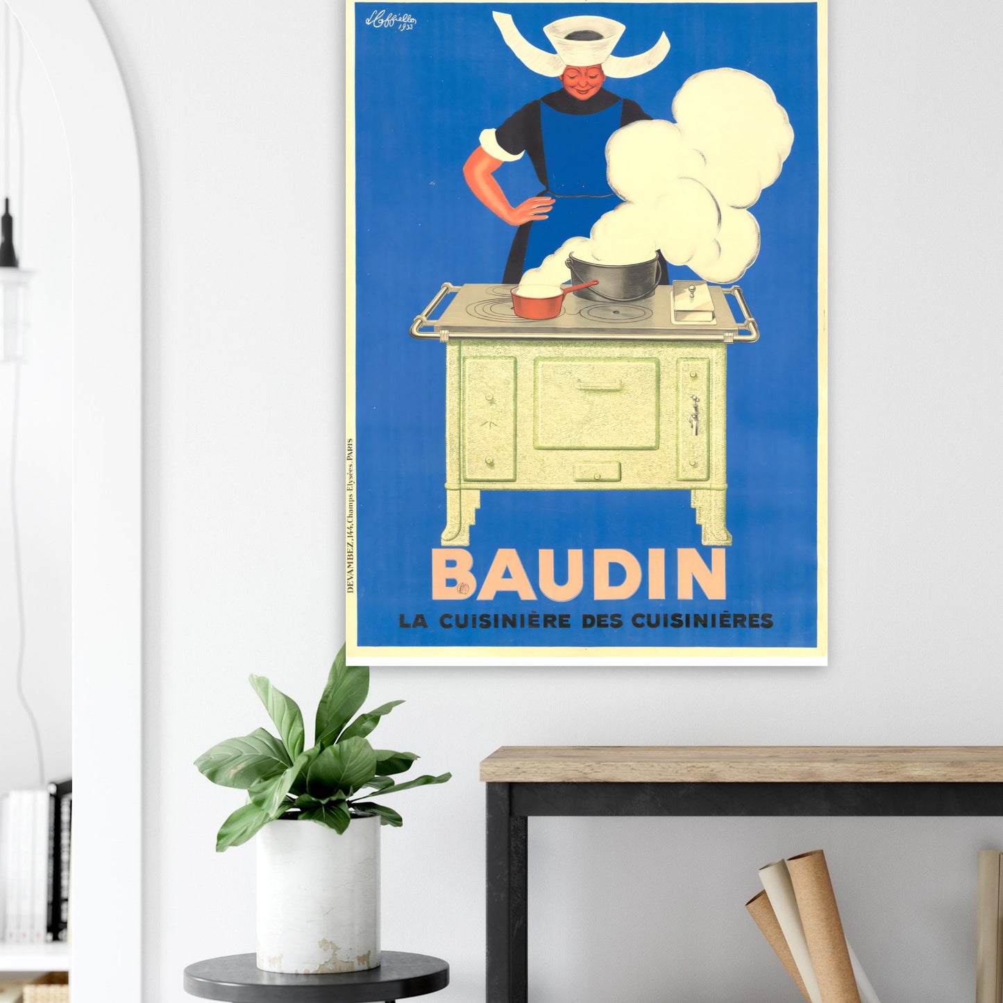 Baudin Vintage poster reprint on Premium Matte Paper - Posterify