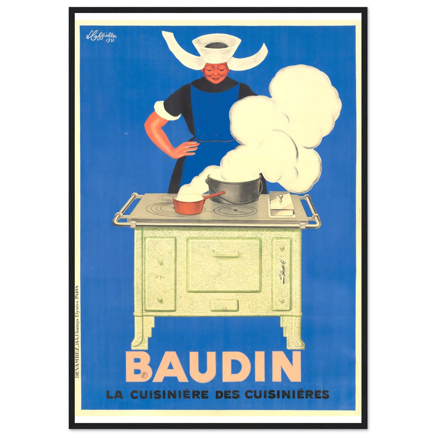 Baudin Vintage poster reprint on Premium Matte Paper - Posterify