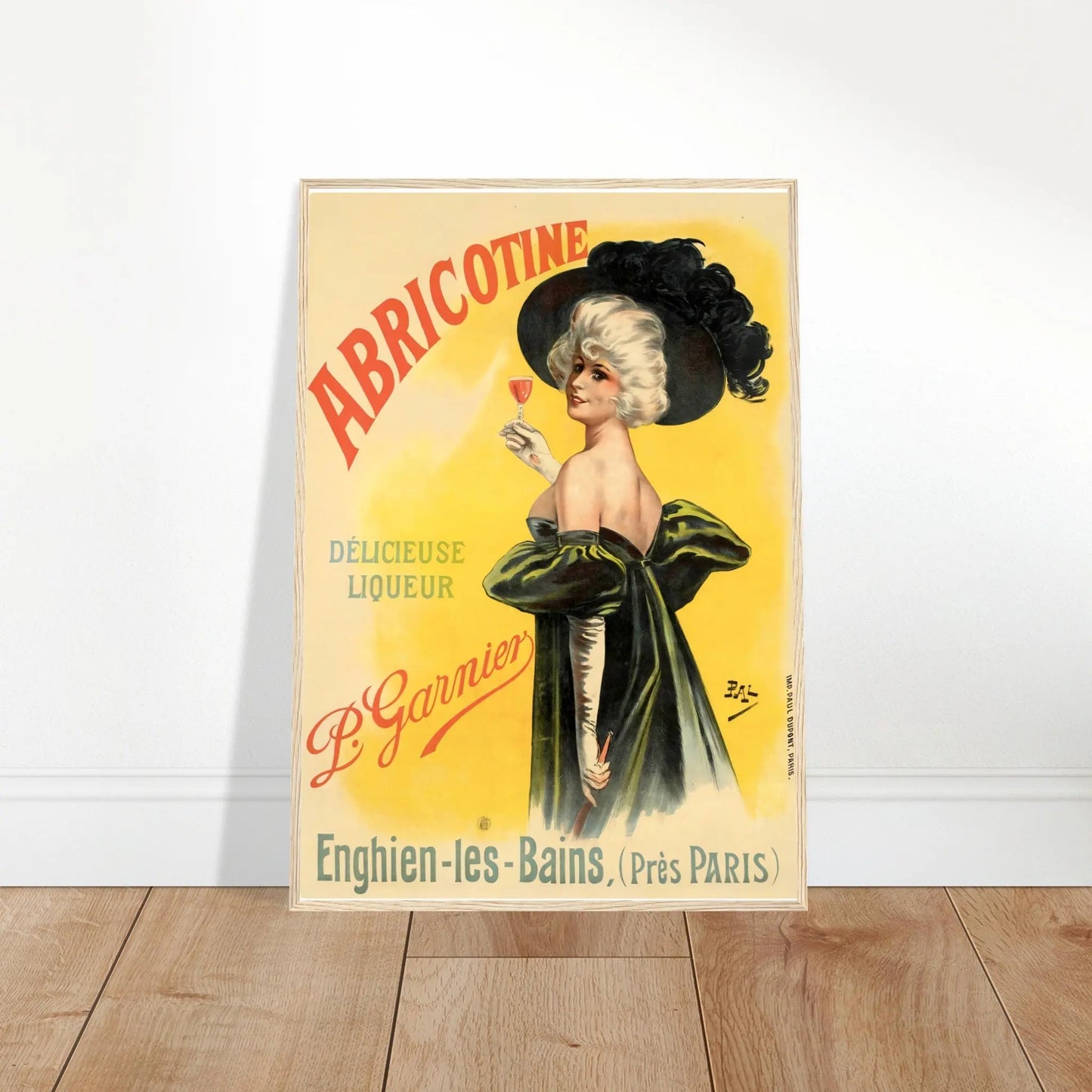 Abricotine Vintage Poster reprint on premium matte paper - Posterify