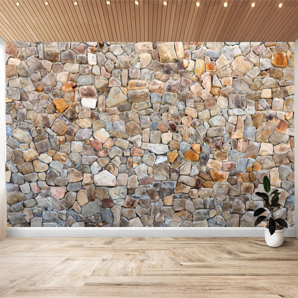 Natural Stone Wall, Wallpaper Sticker - Image #2