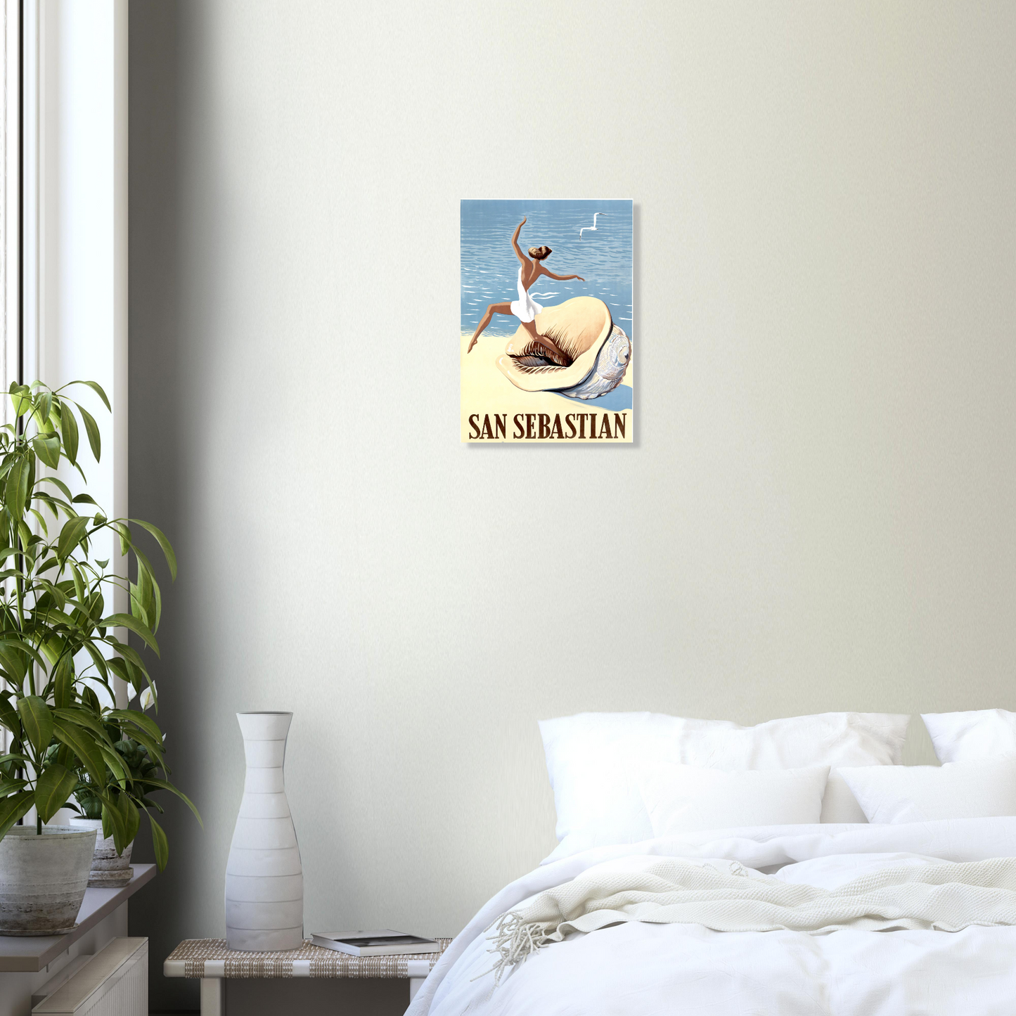 Vintage Poster San Sebastian on Premium Matte Paper - Posterify