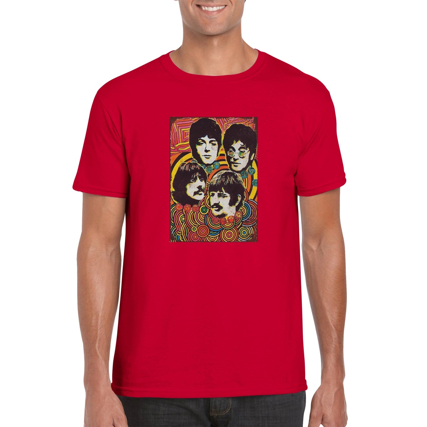 Beatles Classic Unisex Crewneck T - shirt - Posterify