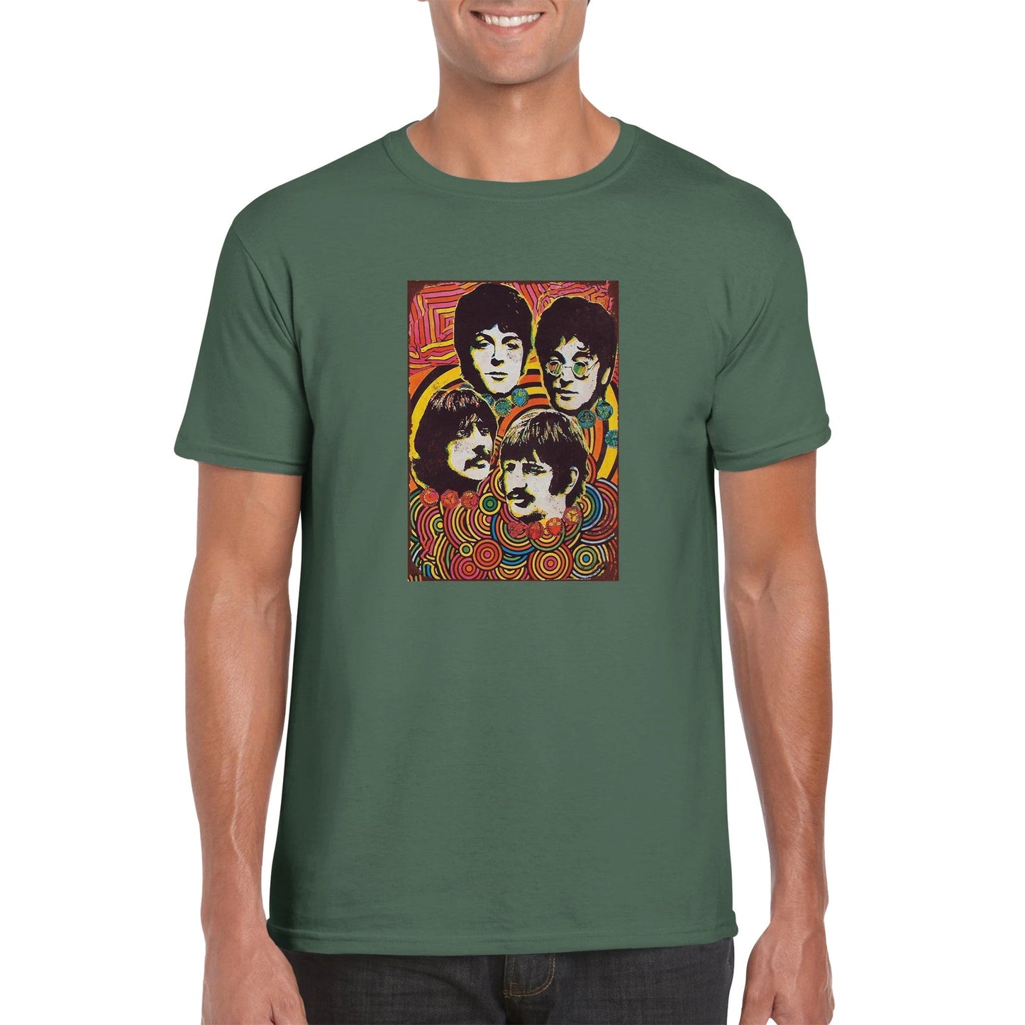 Beatles Classic Unisex Crewneck T - shirt - Posterify