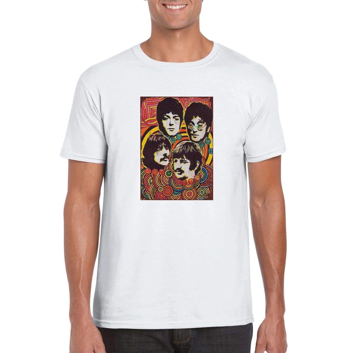 Beatles Classic Unisex Crewneck T - shirt - Posterify