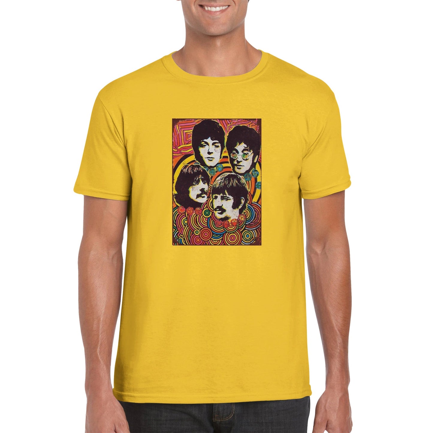 Beatles Classic Unisex Crewneck T - shirt - Posterify