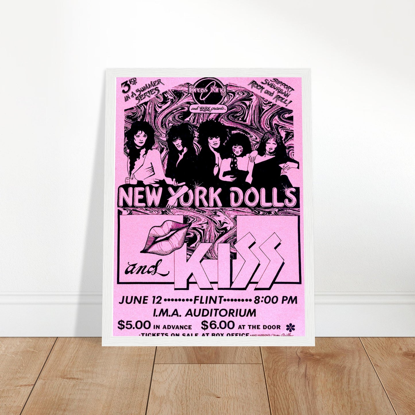 New York Dolls Vintage Poster Reprint on Premium Matte Paper - Posterify