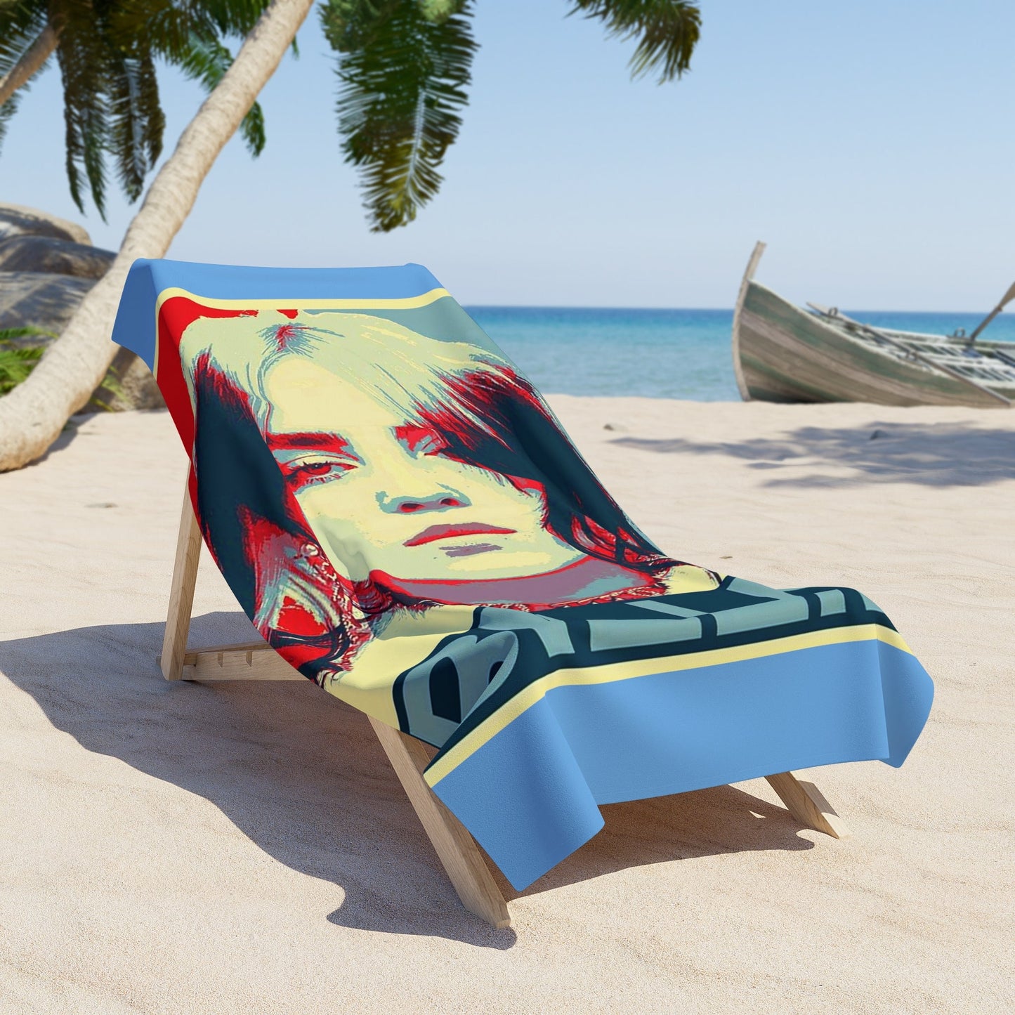 Billie Beach Towel - Posterify