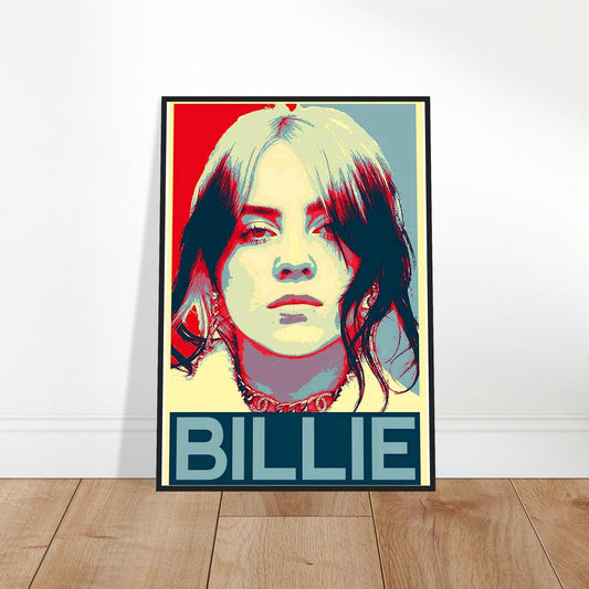 Billie Vintage Poster Reprint on Premium Matte Paper - Posterify