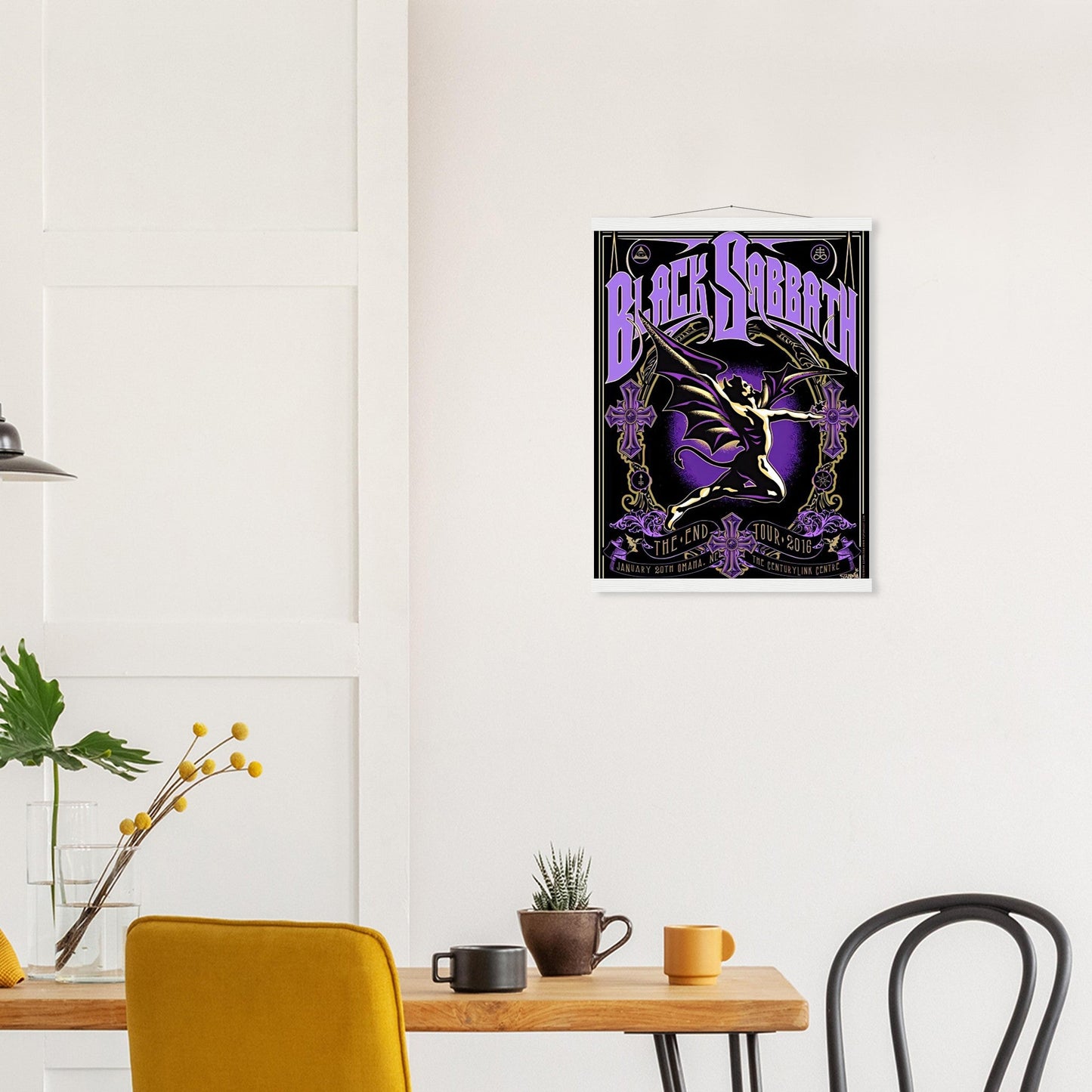 Black Sabbath Vintage Poster Reprint on Premium Matte Paper - Posterify