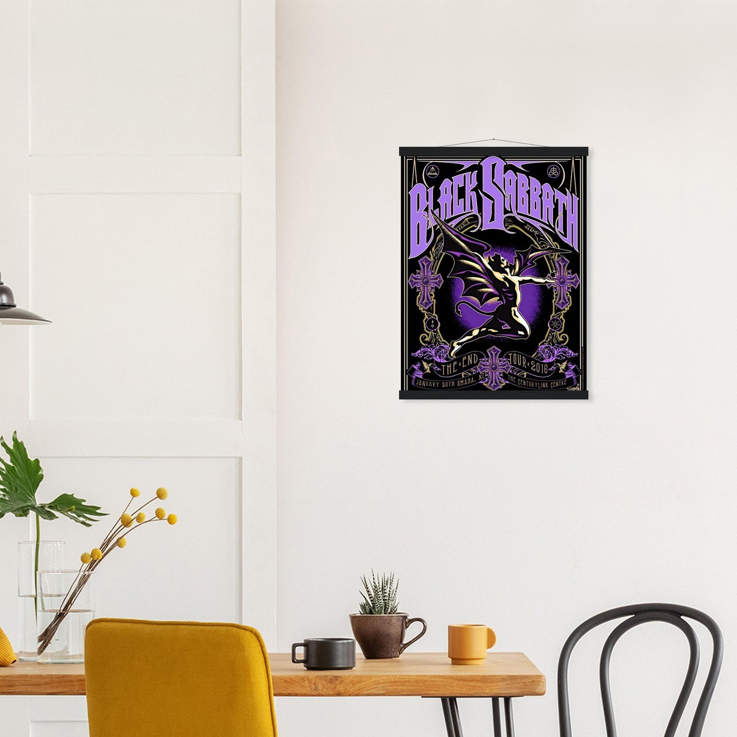 Black Sabbath Vintage Poster Reprint on Premium Matte Paper - Posterify