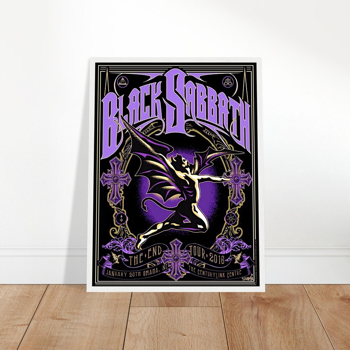 Black Sabbath Vintage Poster Reprint on Premium Matte Paper - Posterify