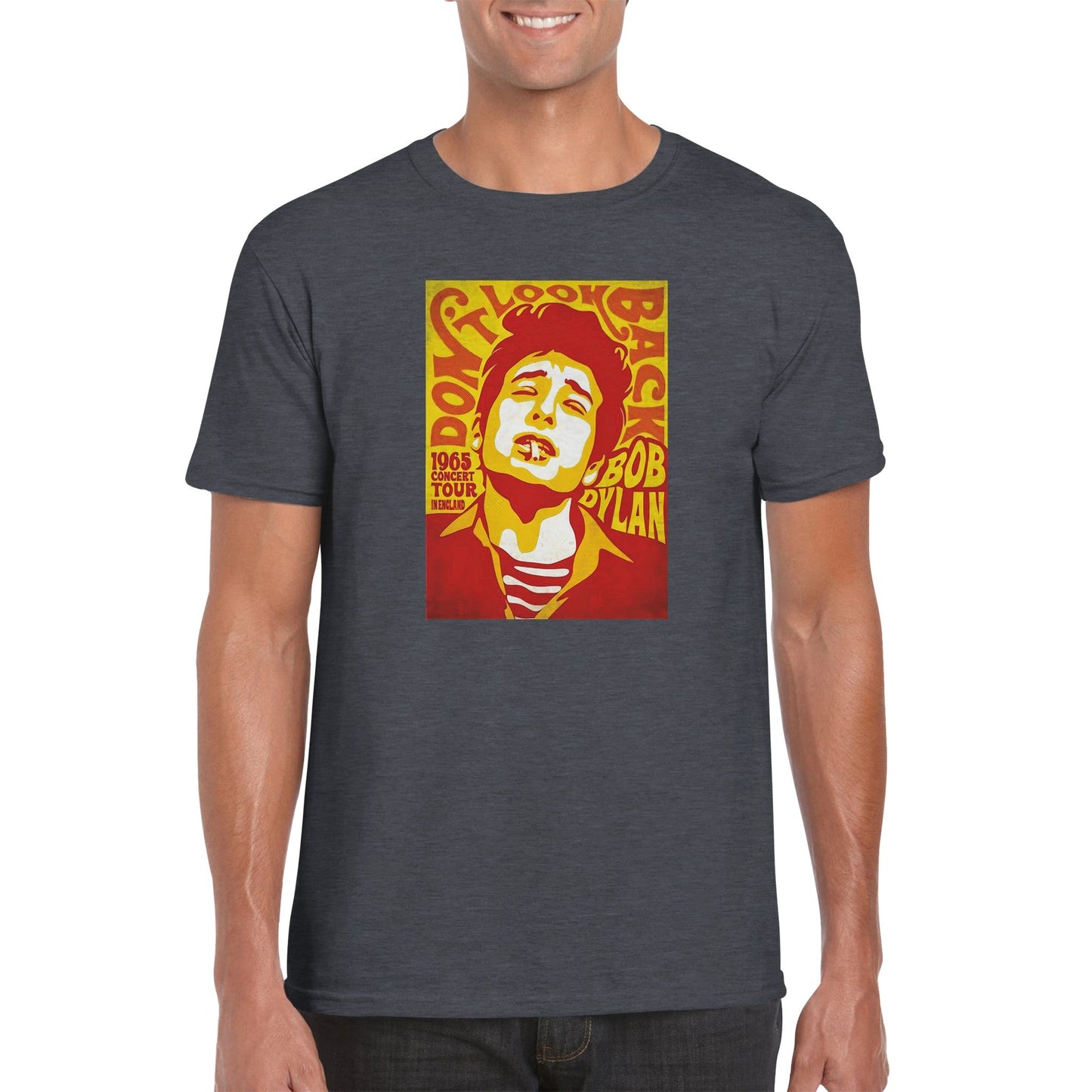 Bob Dylan Classic Unisex Crewneck T - shirt - Posterify