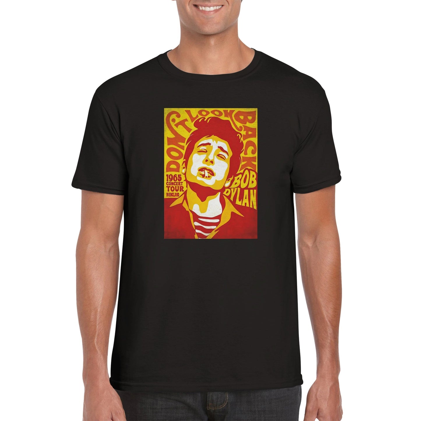 Bob Dylan Classic Unisex Crewneck T - shirt - Posterify