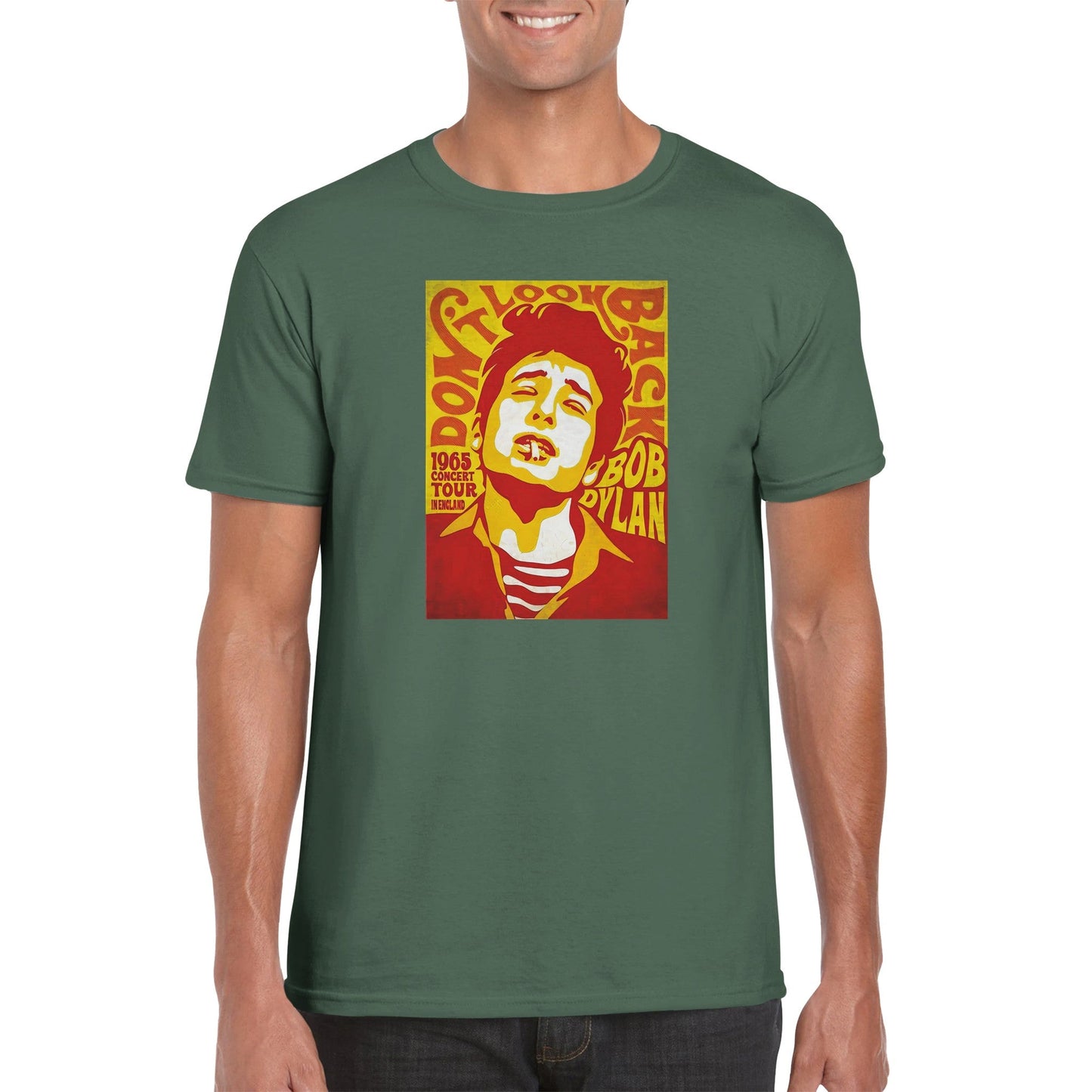 Bob Dylan Classic Unisex Crewneck T - shirt - Posterify