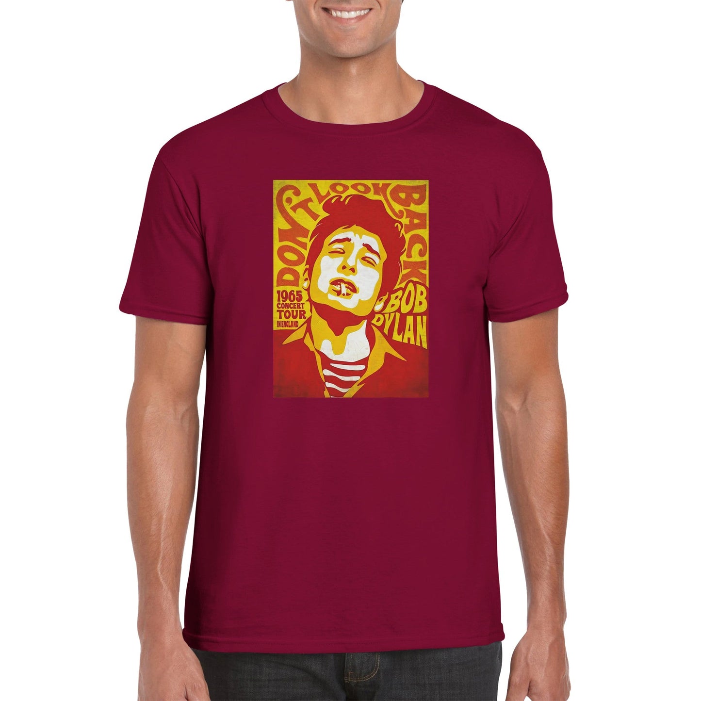 Bob Dylan Classic Unisex Crewneck T - shirt - Posterify