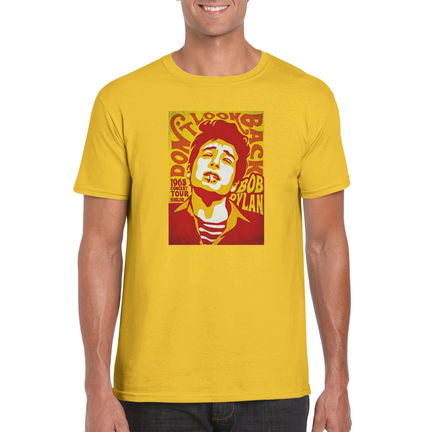 Bob Dylan Classic Unisex Crewneck T - shirt - Posterify