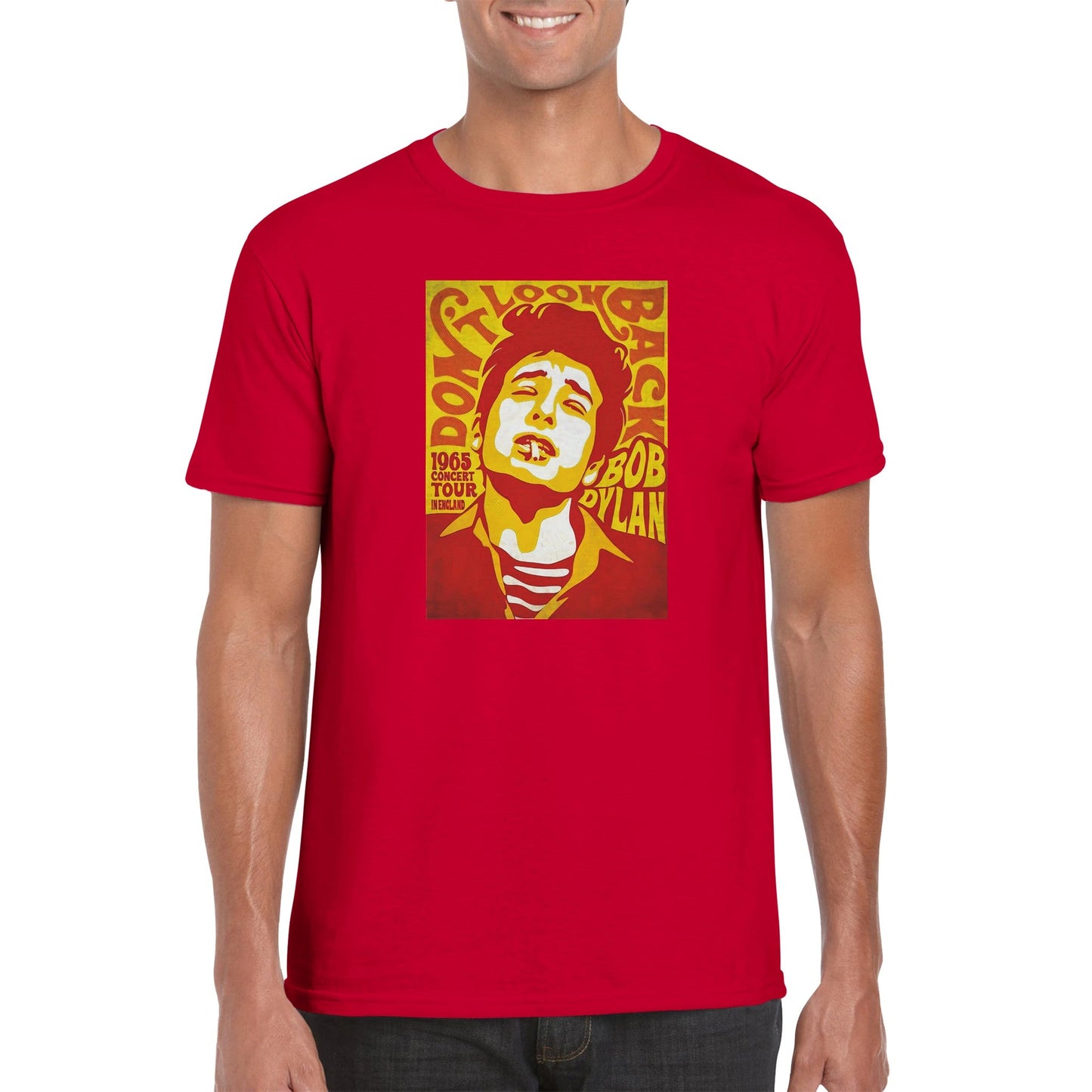 Bob Dylan Classic Unisex Crewneck T - shirt - Posterify