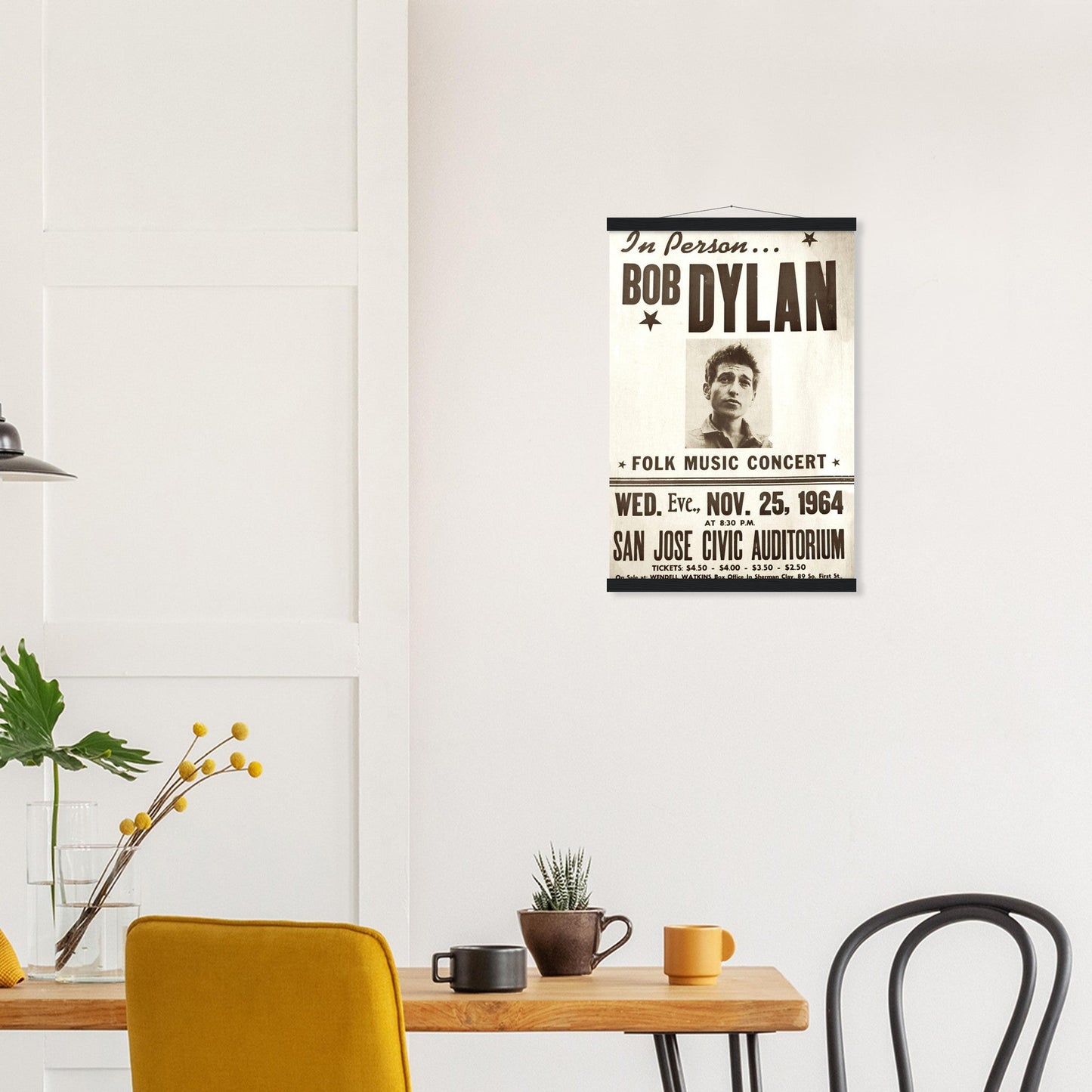 Bob Dylan Vintage Poster Reprint on Premium Matte Paper - Posterify