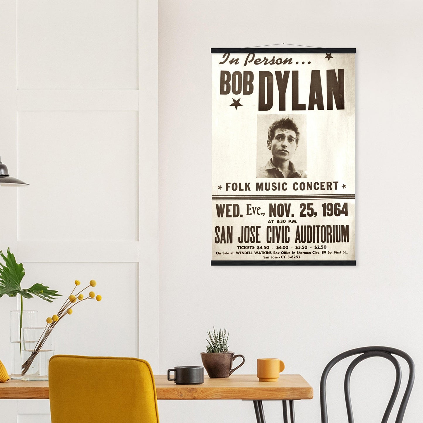 Bob Dylan Vintage Poster Reprint on Premium Matte Paper - Posterify