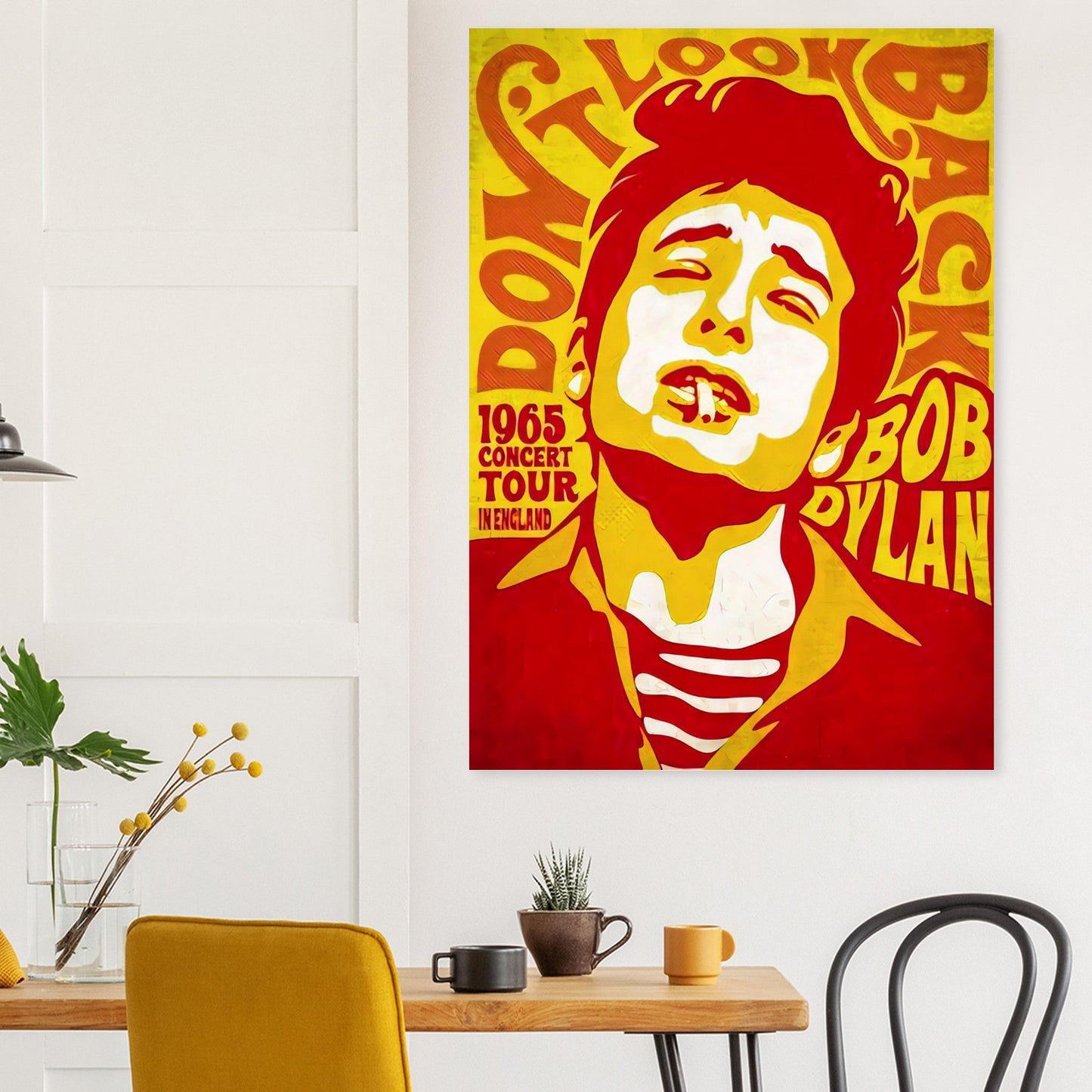 Bob Dylan Vintage Poster Reprint on Premium Matte Paper - Posterify