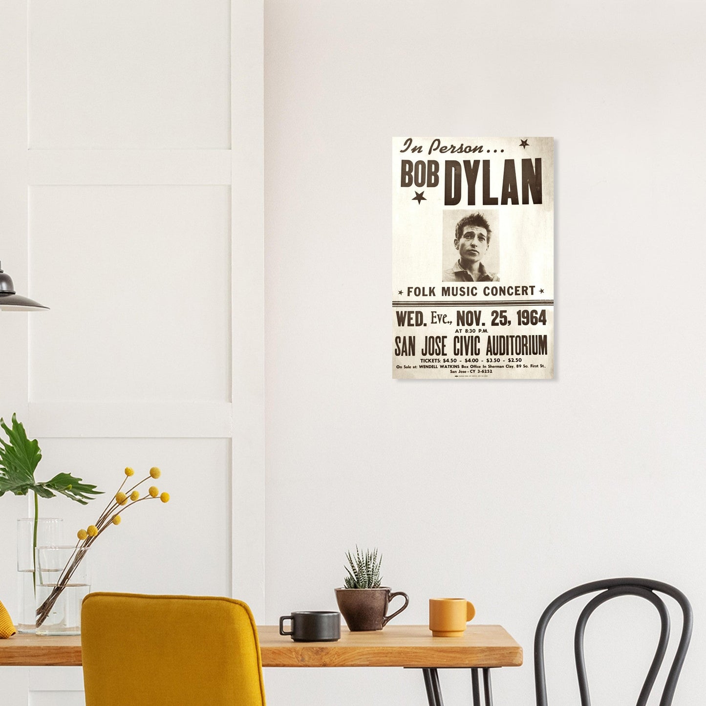 Bob Dylan Vintage Poster Reprint on Premium Matte Paper - Posterify