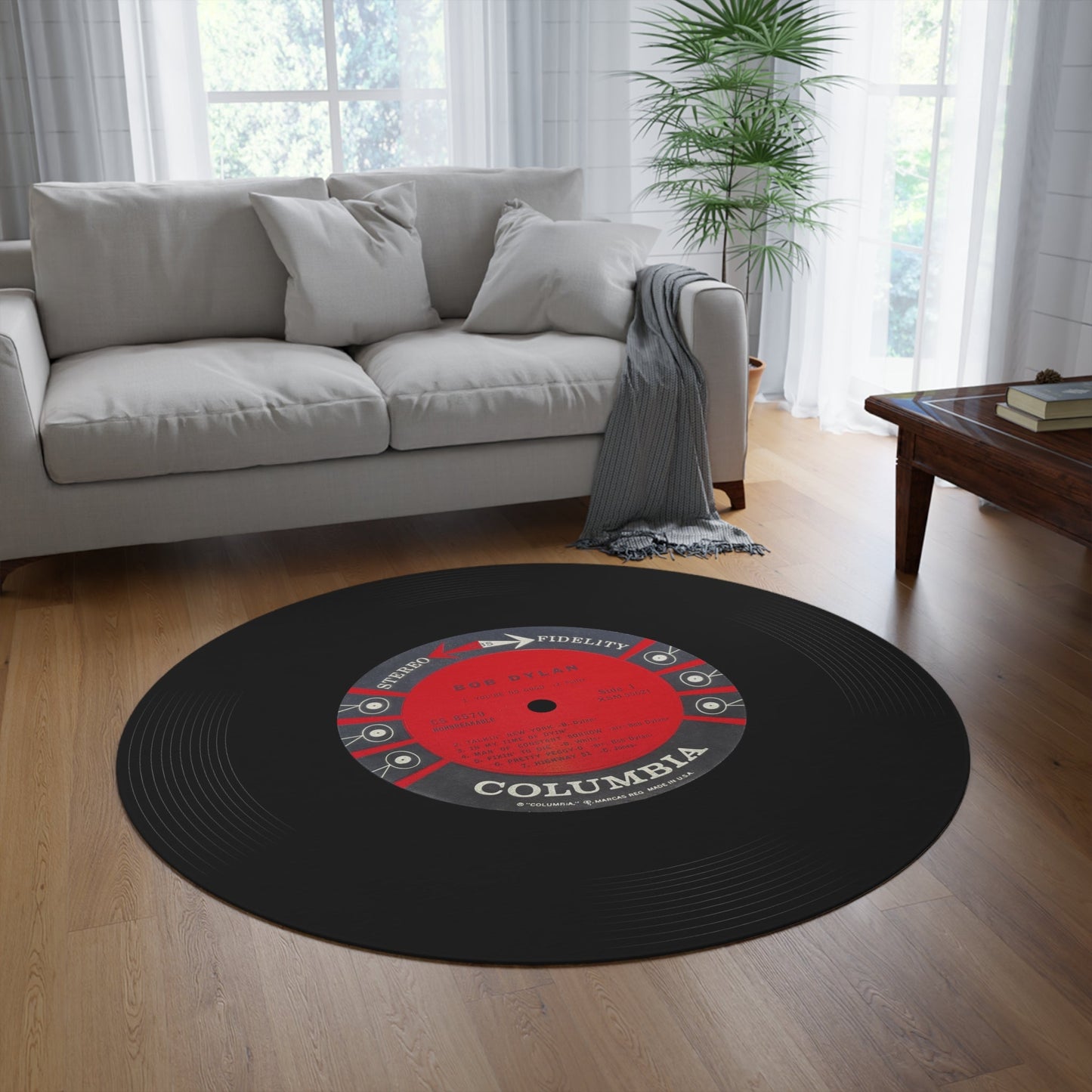 Bob Dylan Vinyl Record mat - Posterify