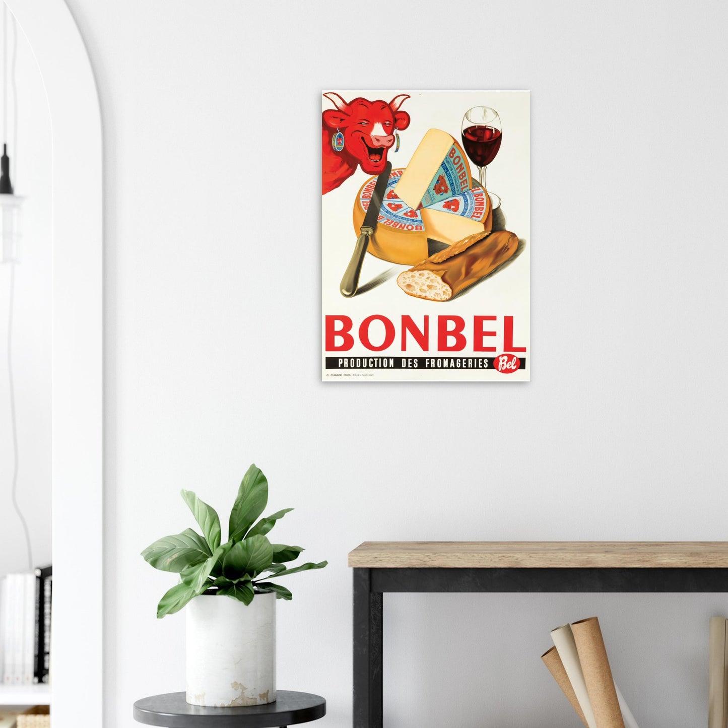 Bonbel Vintage poster reprint on Premium Matte Paper - Posterify