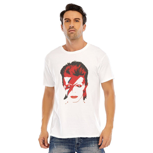 Bowie Unisex O - neck Short Sleeve T - shirt | 180GSM Cotton (DTF) - Posterify