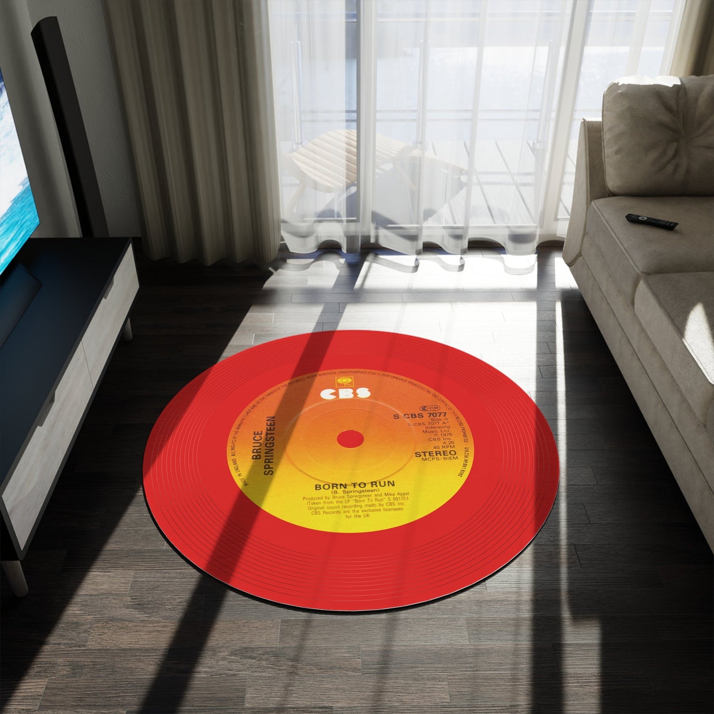 Bruce Springsteen, Born to run, Vinyl record Mat (Customize a mat on request) - Posterify