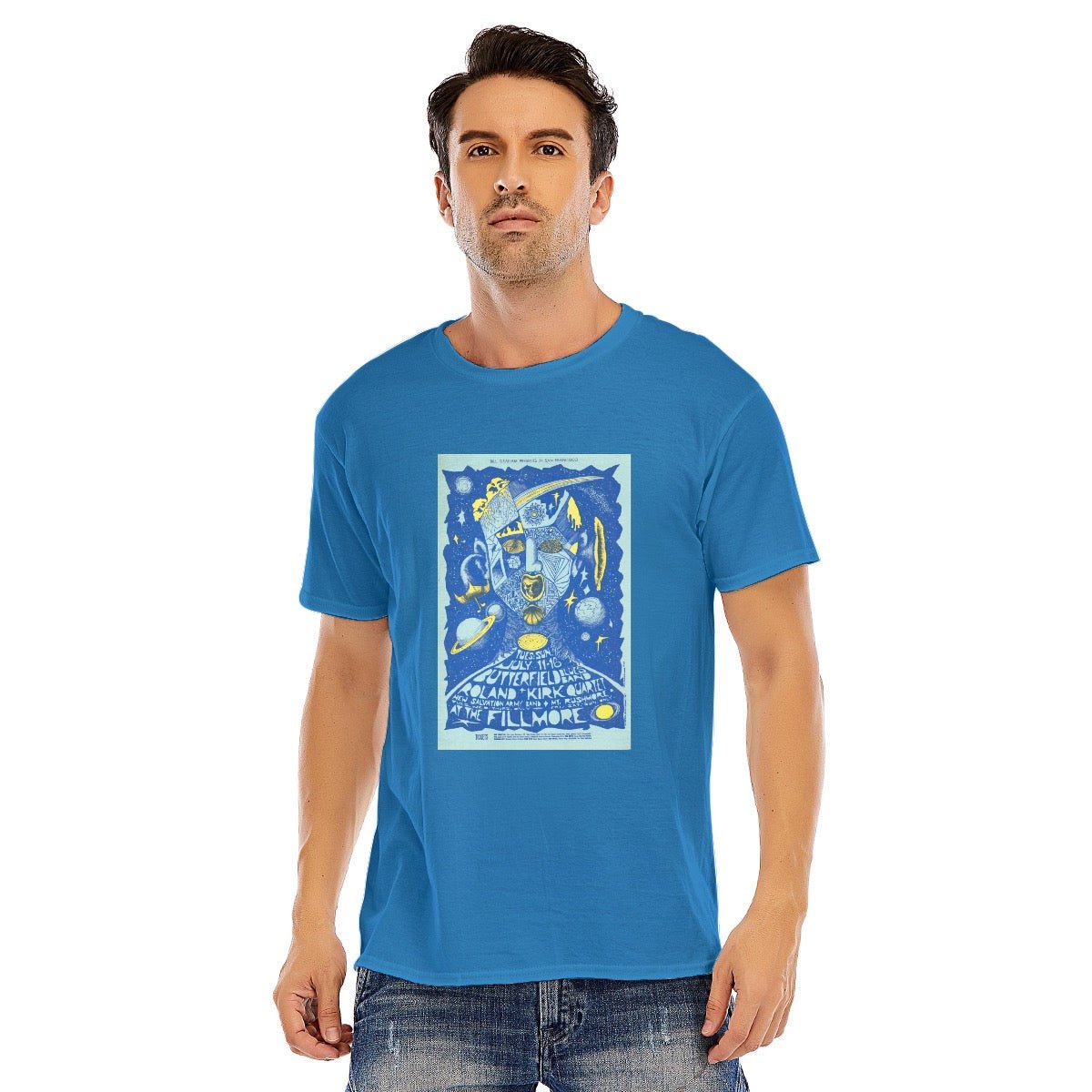 Butterfield Blues Band, Unisex O - neck Short Sleeve T - shirt | 180GSM Cotton (DTF) - Posterify