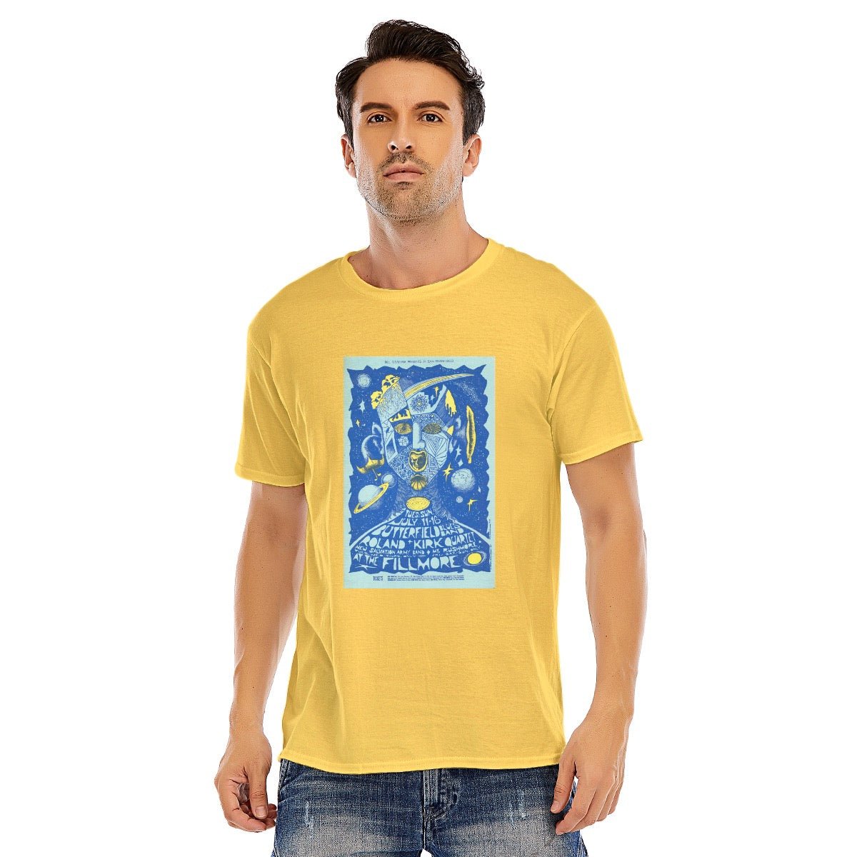 Butterfield Blues Band, Unisex O - neck Short Sleeve T - shirt | 180GSM Cotton (DTF) - Posterify